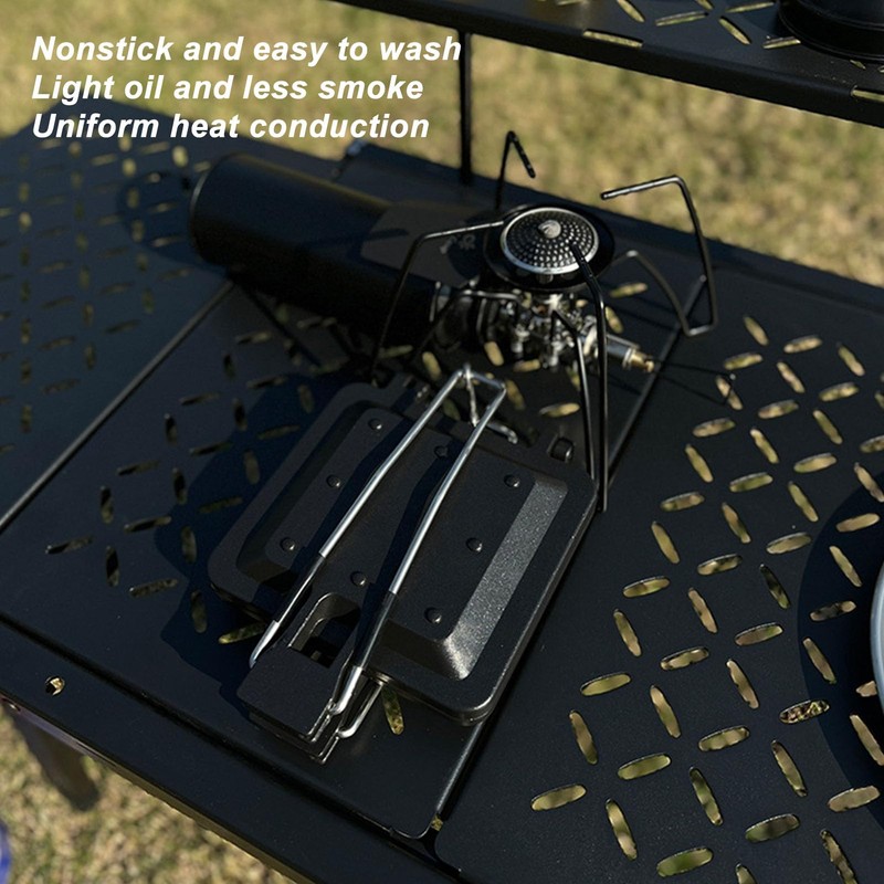 HotMaker, Double Sided Nonstick Coating Panini PressMaker with Foldable Handle,