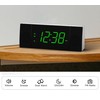 iTOMA Bedside Alarm Clock Radio with Bluetooth Speaker, Dimmable Jade