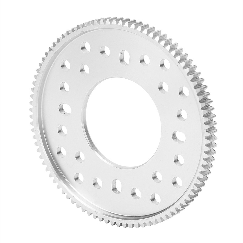 90 Tooth Cylindrical Aluminum Gear StraightTooth Deceleration Overspeed Parts 32mm