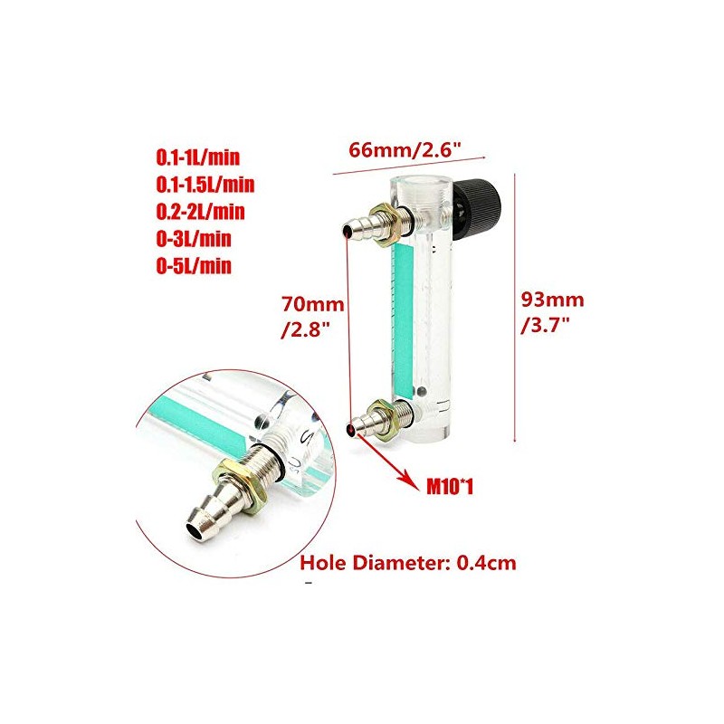 Vogueing Tool Flowmeter with Control Valve YB-4M Air Flow Meter