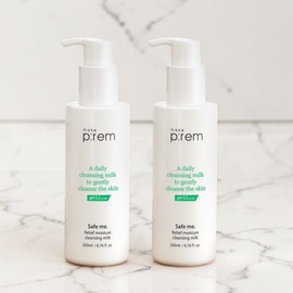 MakePrem Safe Me Relief Moisture Cleansing Milk 200ml 2pcs / 메이크프렘 세이프 미 릴리프 모이스처 클렌징 밀크 200ml 2개