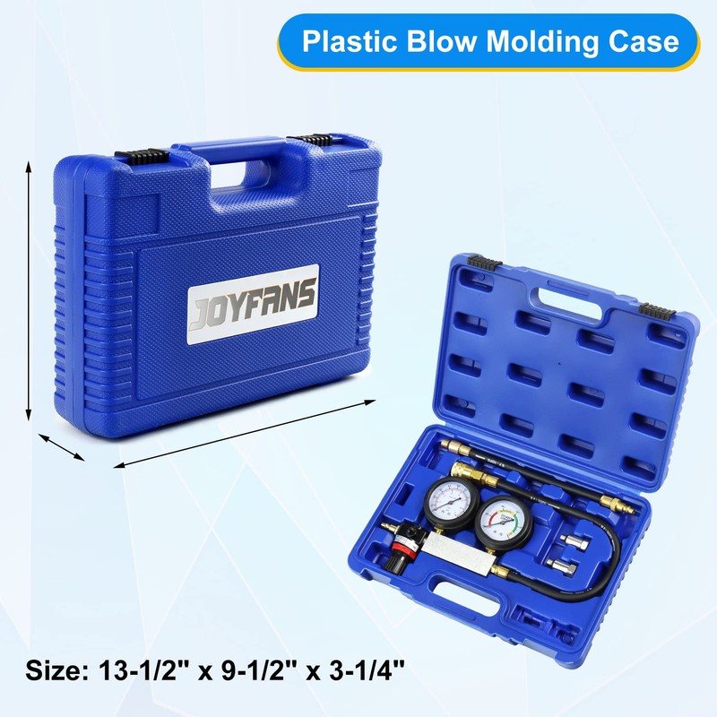 JoyFans Cylinder Leak Down Tester Kit, Tu-21 Small Engine Combustion