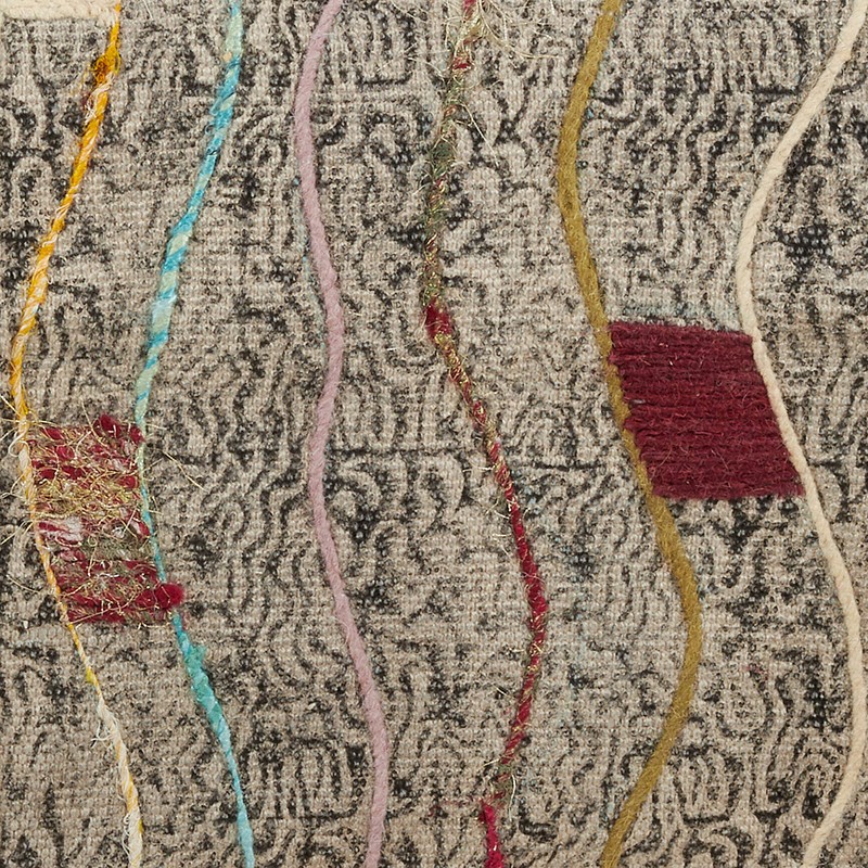 Block Print Embroidered Table Runner