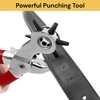 Spendeal Heavy Duty Leather Hole Punch Revolving Craft Puncher Hole