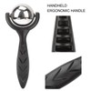 Facial Roller Massage Ball Ergonomic Handle Cold Hot Compression Stainless