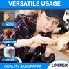 Pack Of 10 Premium Assorted Sandpaper Sheets (Fine x3, Medium