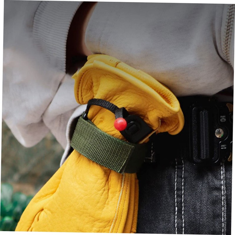 WHAMVOX 5pcs Camping Gear Glove Straps Belt Glove Leashes Hiking