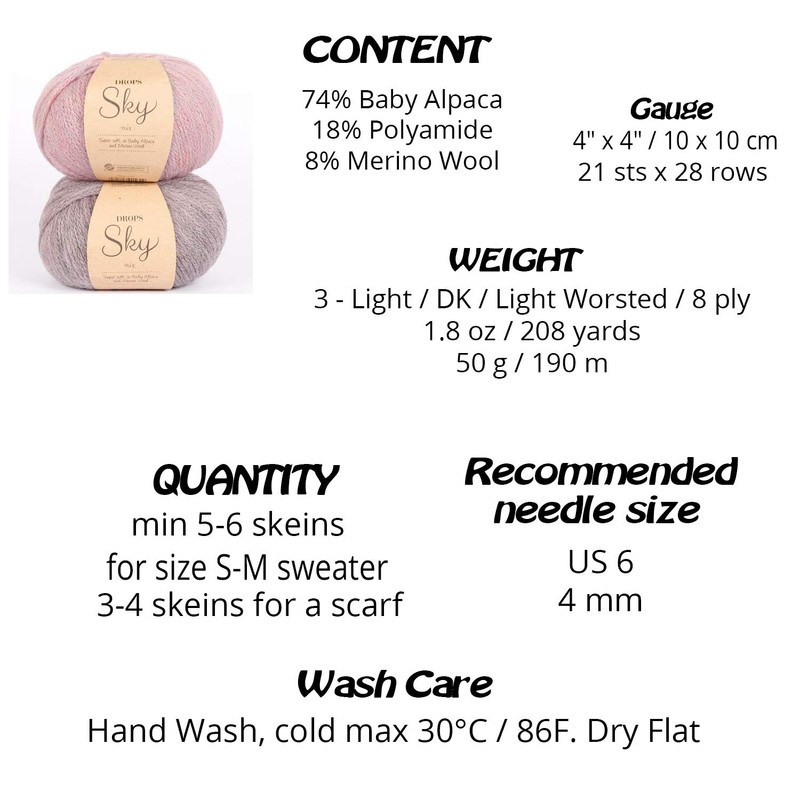 DROPS Sky 01 UNI White