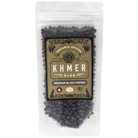 Cedar Farm Kampot Pepper Organic Black Pepper, Black Impact, 3.5 oz (100 g), Organic JAS Certified, Japanese Farm Quality