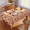 Fall Tablecloth 60'' x 84'' Rectangle, Fall Decorations for Home