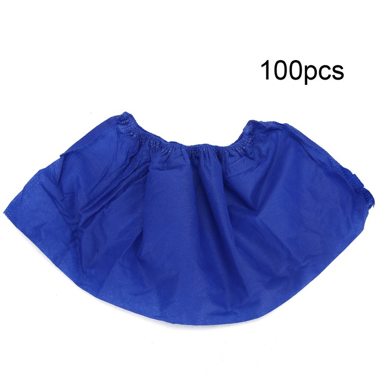 100pcs Disposable Shoe Covers Thickening Anti Slip Wear Resistant Shoe