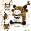 Highland Cow Gifts, Positive Crochet Animals With Positive Messages