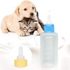 Pet Bottle Kit, Squeeze Liquid Replaceable Silicone Teat for Newborn