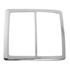 X AUTOHAUX Headlight Trim Bezel for Toyota Tacoma 2016-2023 Front Row Headlamp Bezel Headlight Cover Decor Silver Tone 1 Pc