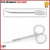 INSTUMAX Iris Scissors Curved 4.5" – Precision Surgical Tool for