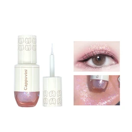CAPPUVINI Liquid Glitter Shadow Like Stars, Glitter, Single Color, Stick Eye Shadow, Teardrop Bag, 6 Colors, Starry Sand Liquid Eye Shadow, Liquid Eye Shadow, Long Lasting, Highly Colorful,