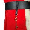 Santa's Brass Key and Leather Key Fob BTS-2612 (Pattern A)