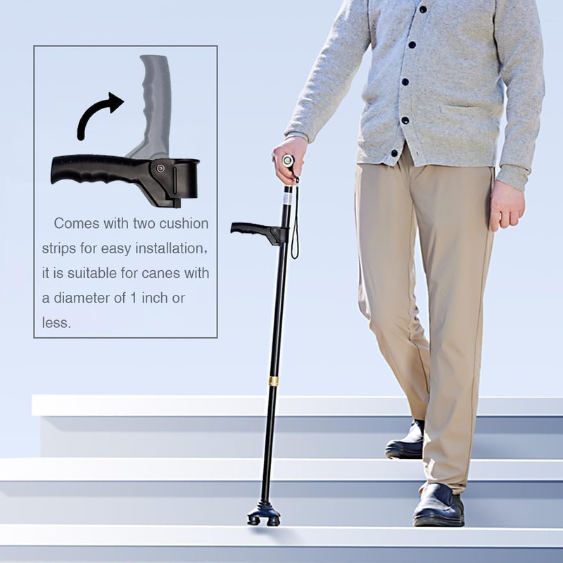 Cane Handle for Standing Aids Seniors, Stand Assist Walking Upright