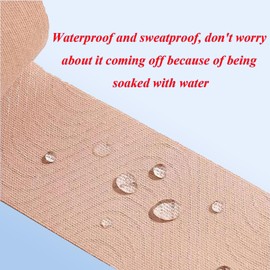 LuojinLuoda Face Tape 2.5cm x 5m Natural Kinesiology Wrinkle Reducing Strips for Fine Lines Crow's Feet and Sagging Skin Non Invasive 1 Roll