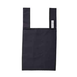 MOTTERU Kururito Daily Bag, Charcoal Black, Eco Bag, Stylish, Foldable, Compact, Cloth, Cute, Outdoor Gift