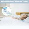 HYGIENJOY-21% Larger,No Rinse Bathing Wipes for Adults-Rinse Free Bath Sponges,Soap