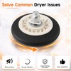 LEYURISE 4Pcs Dryer Roller Kit Compatible with GE Front Load