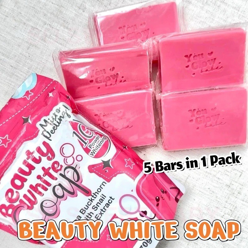 5 Bars Beauty White Soap Body Face Soap Sea Buckthorn