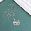 Sacred Geometry Necklace Flower of Life Pendant Necklace Stainless Steel