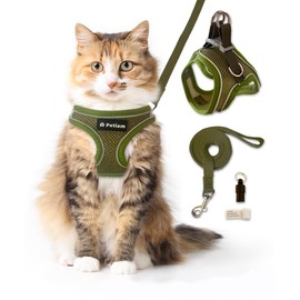 Petiam Cat Harness (Green, Large)