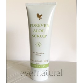 Forever Living Products SET of Forever Aloe Scrub (3.5 oz),Aloe Moisturizing Lotion (4oz) & Avocado Soap