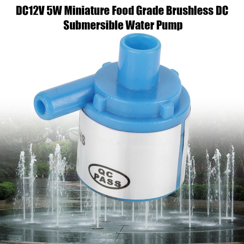 DC12V 5W Miniature Food Grade Brushless DC Submersible Water Pump