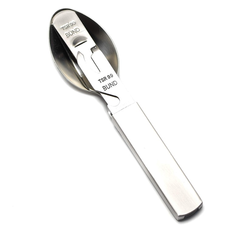 German cutlery set 4 pieces Eating utensils military style spoon