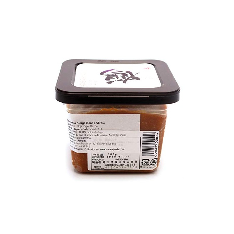 Tsuru Miso Brewery Additive-Free Matched Miso, Crane, 17.6 oz (500