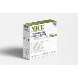 NICE 100 x No.19 Sterile Stainless Steel Surgical Blades SS19