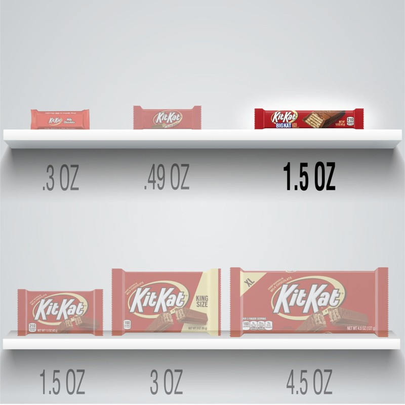 KIT KAT BIG KAT Milk Chocolate Wafer Candy Bars, 1.5