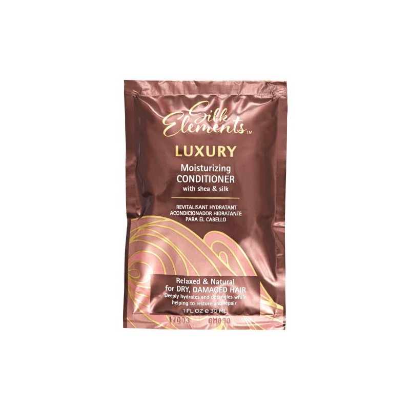 Silk Elements Luxury Moisturizing Conditioner Packette, Relaxed or Natural Hair,