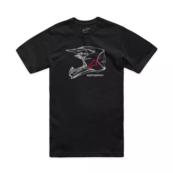 Alpinestars MX Helmet CSF T-Shirts Lg Black
