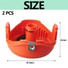 2 Pack GH3000 Replacement Cap Trimmer Spools Cap Covers Compatible