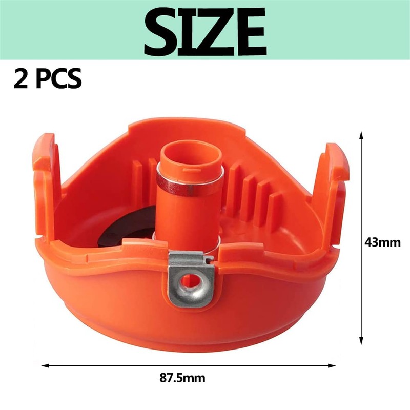 2 Pack GH3000 Replacement Cap Trimmer Spools Cap Covers Compatible