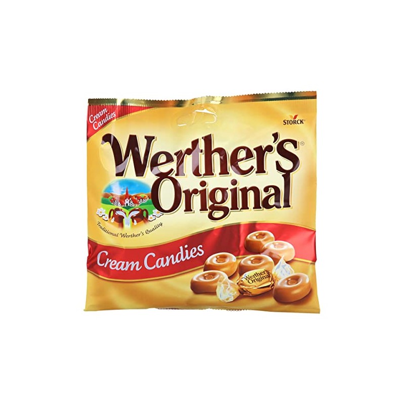 Werther's Original Traditional Butter Candies in Bag, 135 g