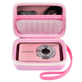 Boobowl Digitalkameratasche für VOXPAN Digitalkamera für Anfänger, 8X Digital Zoom HD Digitalkamera Fotoapparat 21 MP 1080P HD 2,7 Zoll Foto Kompaktkamera, nur kleine Aufbewahrungsbox (Rosa)