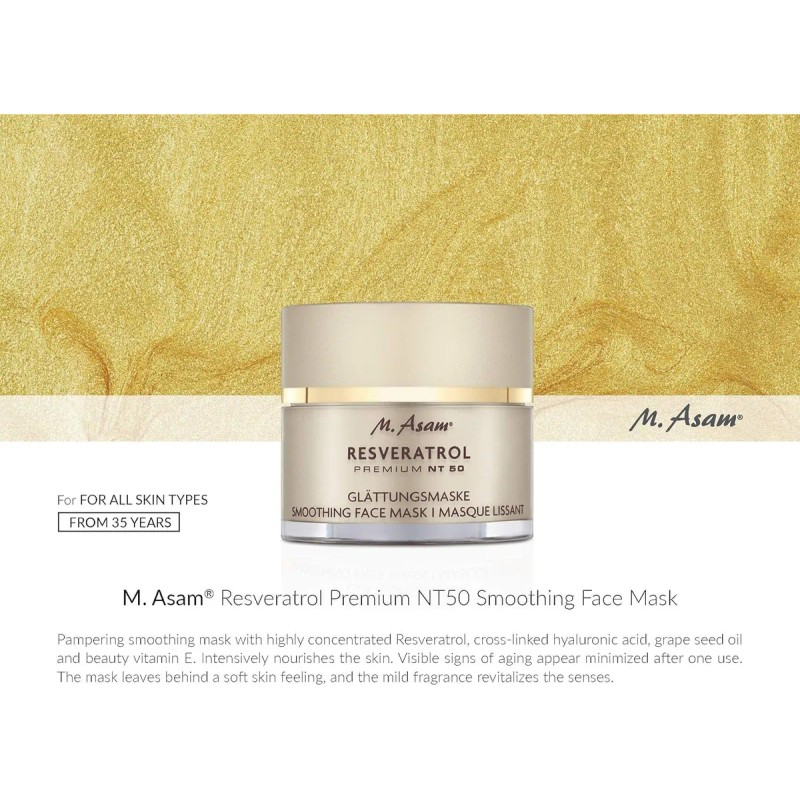 M. Asam, Resveratrol Premium Nt50 Máscara Facial Suavizante