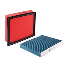 Forccord 1Pcs HEPA Cabin Air Filter and 1Pcs Engine Air Filter Fit for Avalon 19-22, Avalon 2021, Camry 18-22, Highlander 20-25, RAV4 19-25, ES350 19-25 2.5L 3.5L Replacement CF12157 CA12377