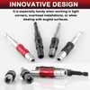 JONMON Pivoting Drill Bit Holder Set- 4Pcs Magnetic Swiveling Bits