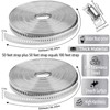 WSWECCL Hose Clamps 100FT Strap+50 Fasteners,DIY Cut-To-Fit 304 Stainless Steel