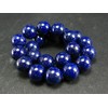 Lapis Lazuli Lazurite Bracelet - 7"- 8mm Round Beads