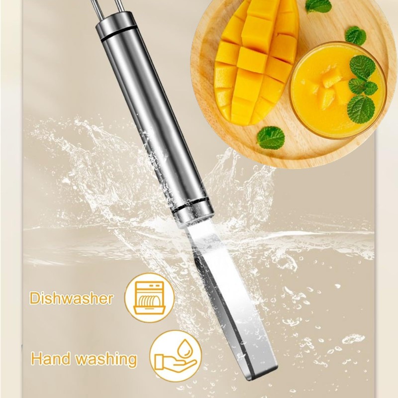 2 PCS Mango Slicer Kit Professional Mango Peeler Mango Knife