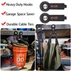 MUTUACTOR 2 Packs Magnetic Hooks Heavy Duty, Strong Magnet Garage