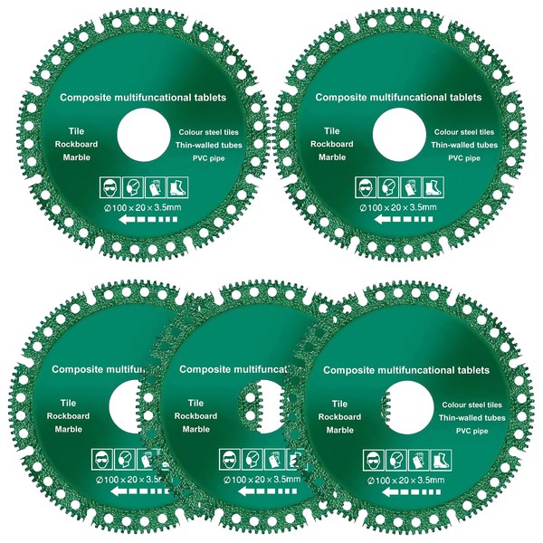 5 PCS 4 Inch Indestructible Disc for Grinder, Angle Grinder