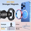 Kaistyle for Magsafe Car Mount【20 Strong Magnets】Magnetic Phone Holder for